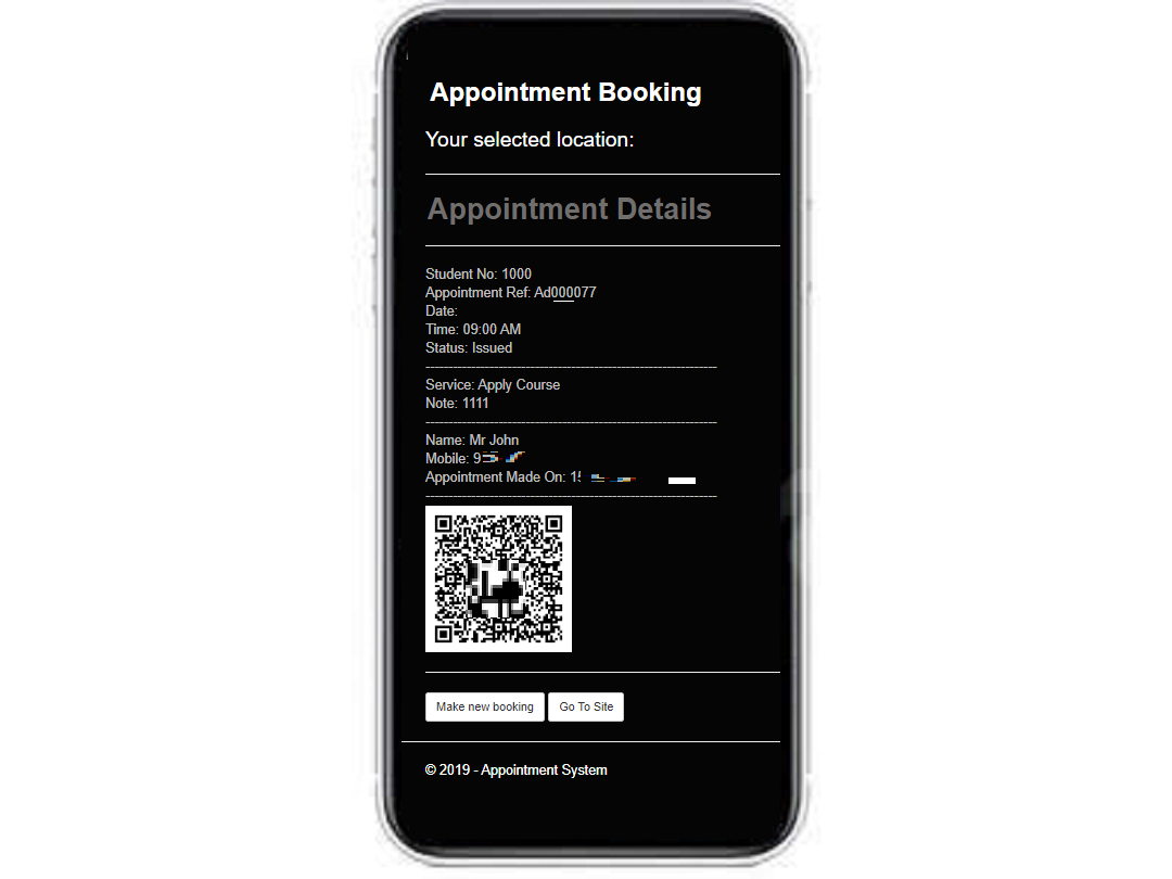 appointment booking